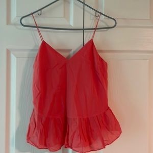 J Crew peplum tank top